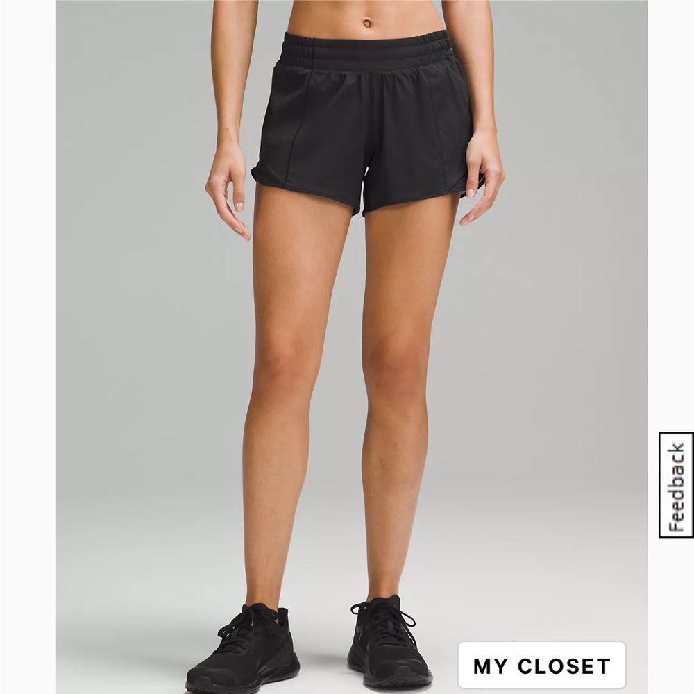Lululemon Hotty Hot Low-Rise Lined Short 4"